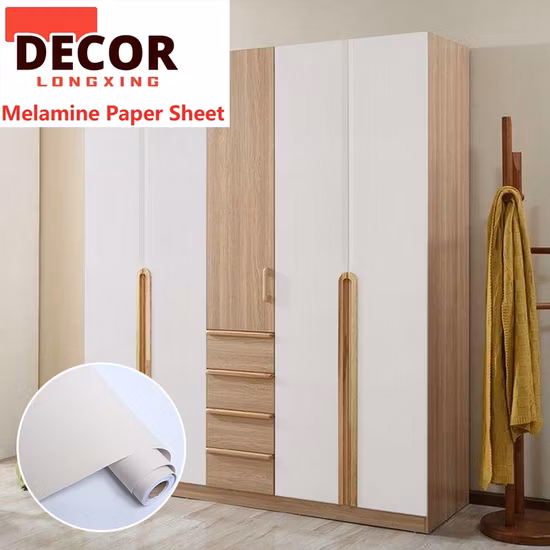 Hot Sale 70g 80g 85g 90g Hot Press Decorative Melamine Wood Grain Paper Melamine Impregnated Paper Melamine Paper
