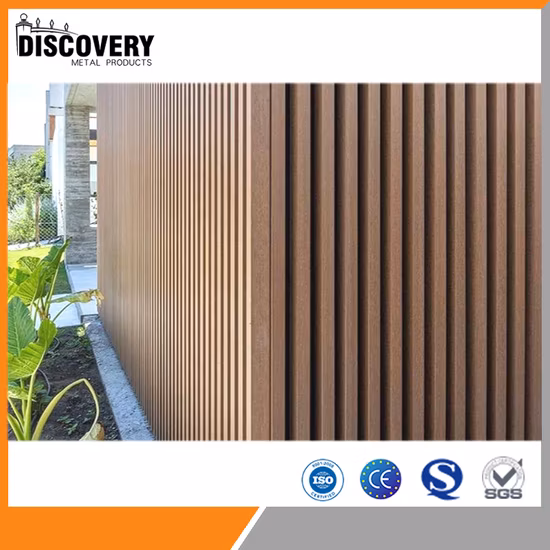 Venda quente de design de grãos de madeira 3D WPC duplo